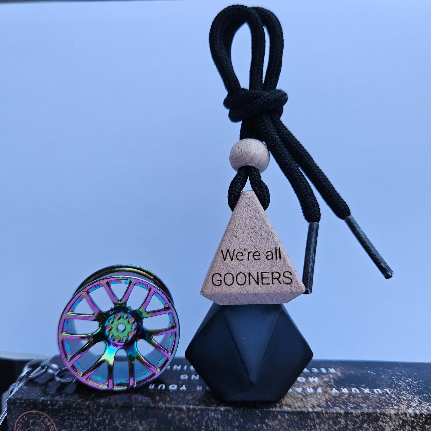 Arsenal FC Personalised Car Air Freshener | "We're all Gooners"